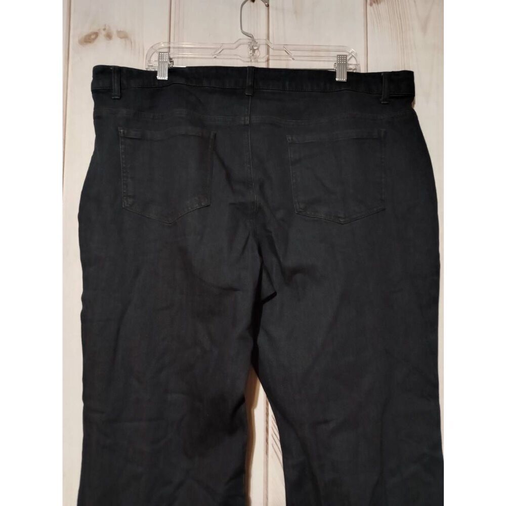 Sunrise‎ 51 Jeans Ladies plus 23 Dark Wash Wide Leg Mid Rise - Picture 4 of 7
